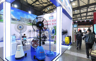 德通风机参加上海国际五金展